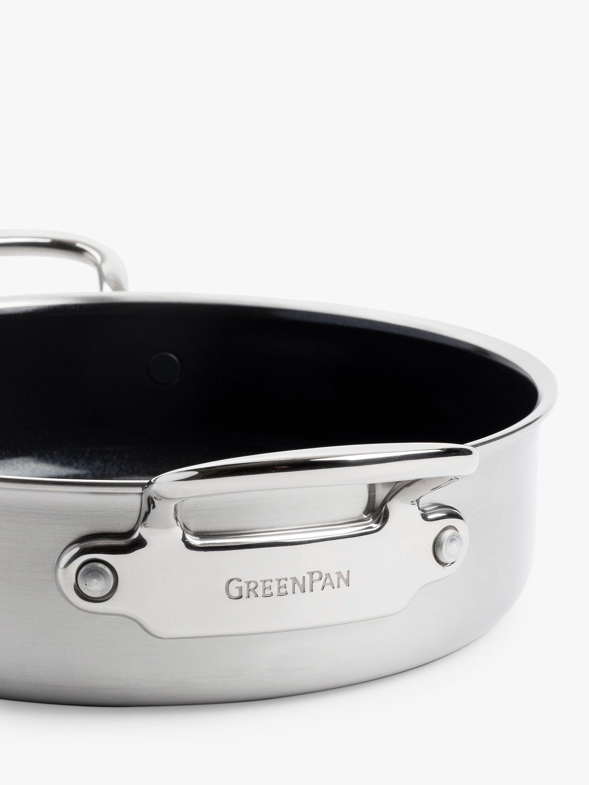 GreenPan Premiere shallow casserole 26cm, imported from the UK