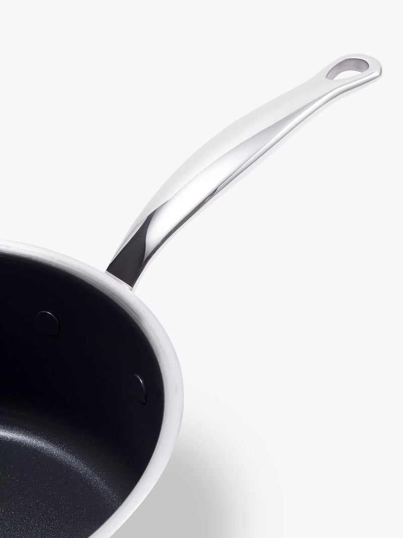 GreenPan Premiere stainless steel ceramic non-stick milk pan 16cm, UK version