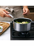 GreenPan Premiere stainless steel ceramic non-stick milk pan 16cm, UK version