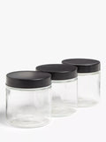 John Lewis glass storage container set of 3 870ml (British brand)