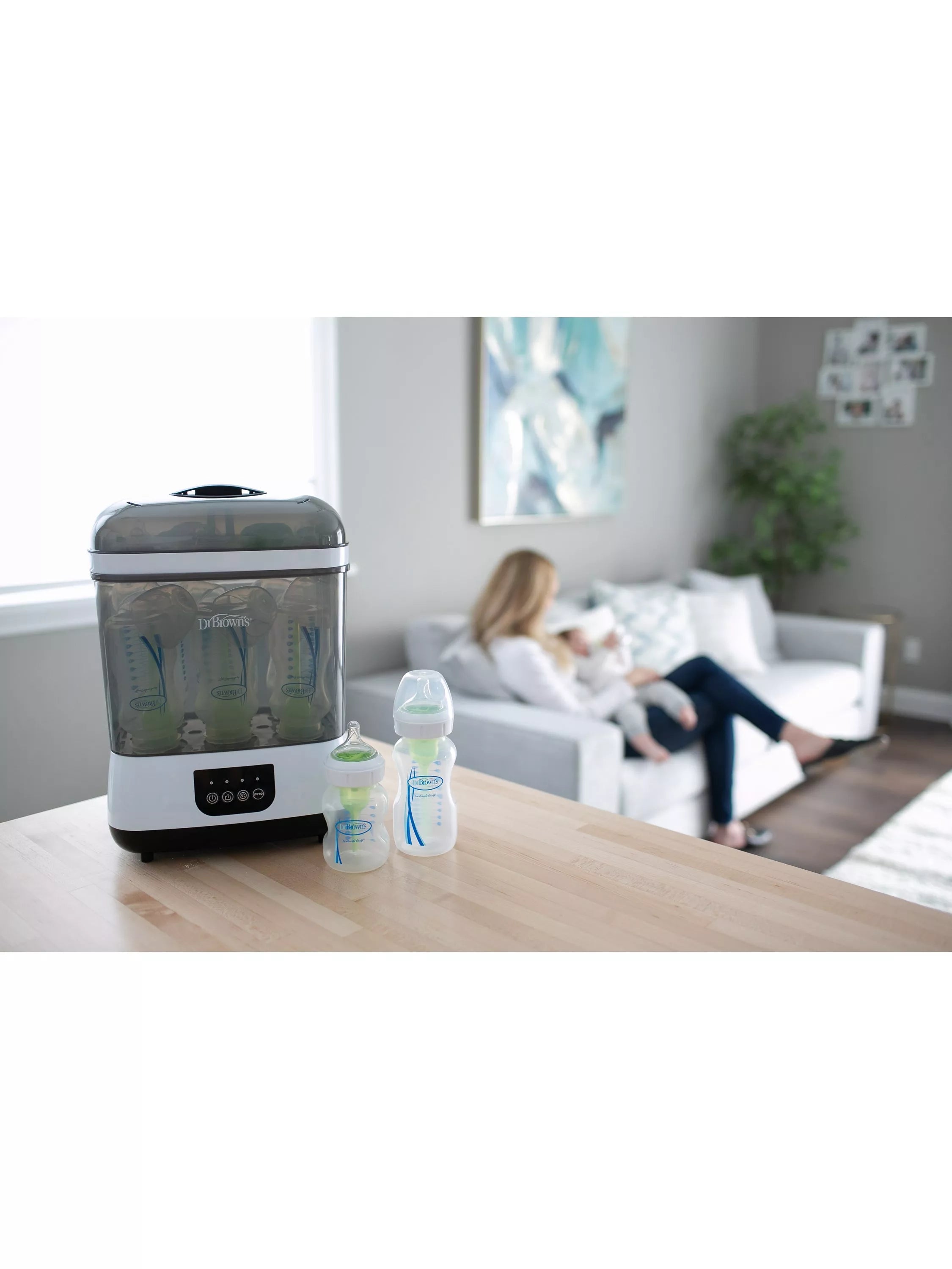 Dr Brown's Electric Steriliser baby bottle cleaner (British brand)