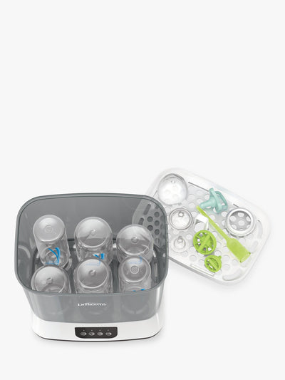 Dr Brown's Elektrisk Sterilisator og Tørketrommel Babyflaske Rengjøring Damp Sterilisator UK