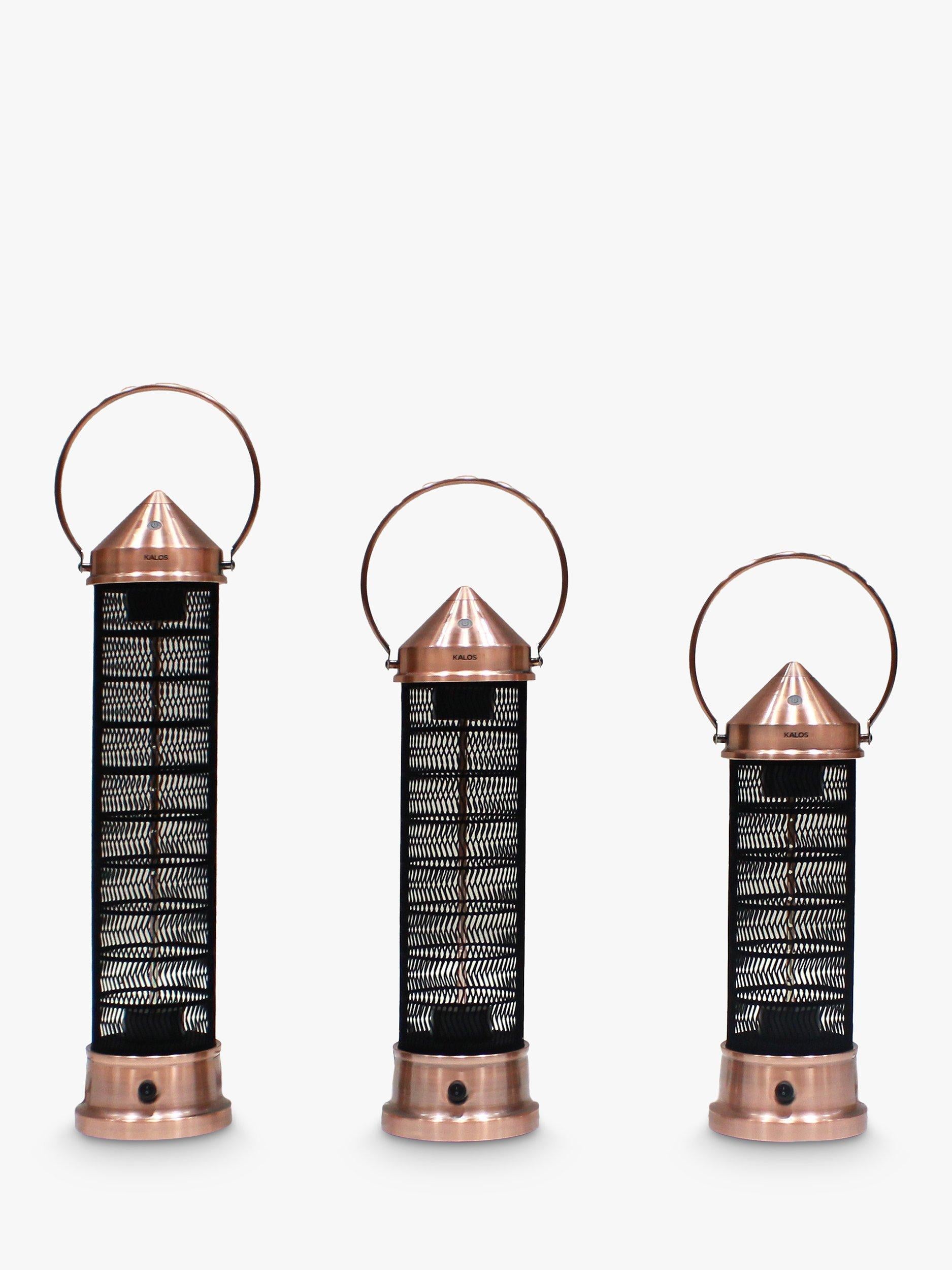 KETTLER Copper Lantern patio heater small, imported from the UK