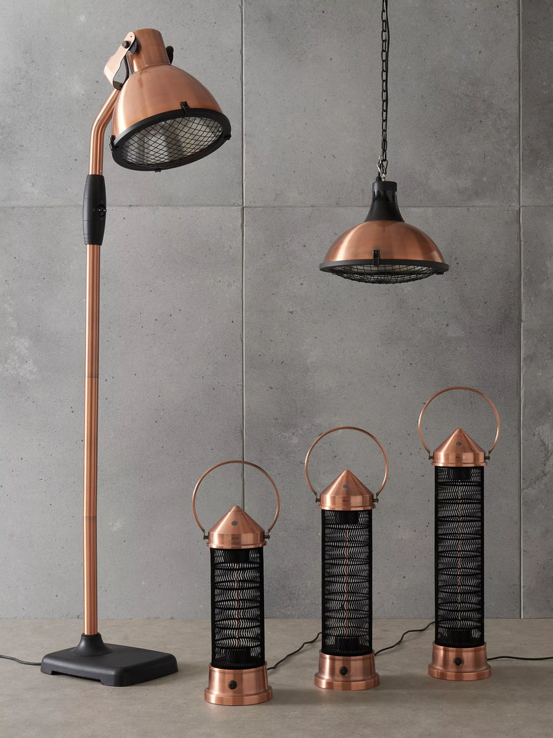KETTLER Copper Lantern patio heater small, imported from the UK