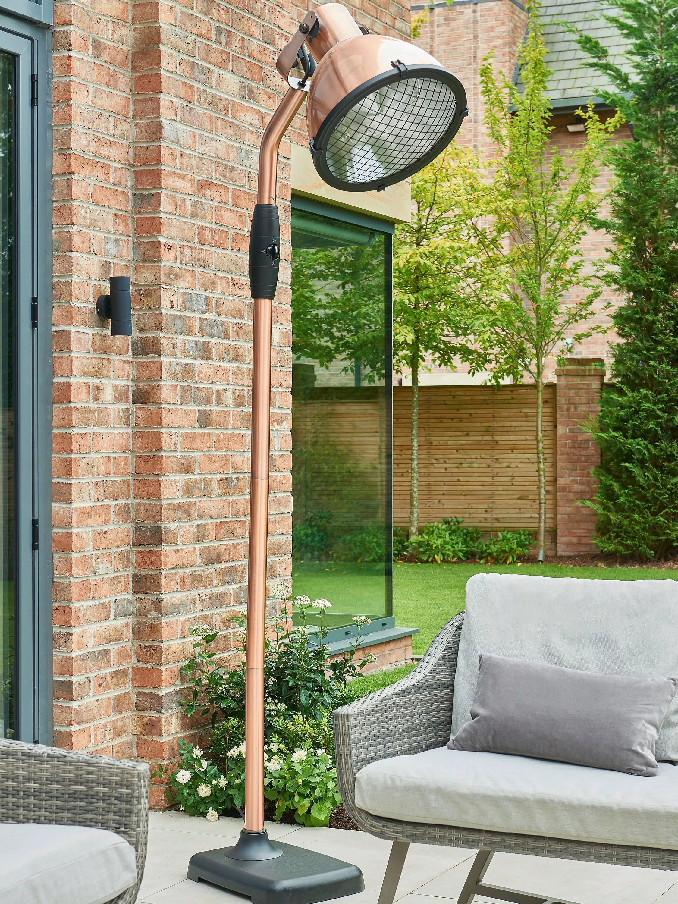 KETTLER Kalos Copper freestanding patio heater 230cm - British product