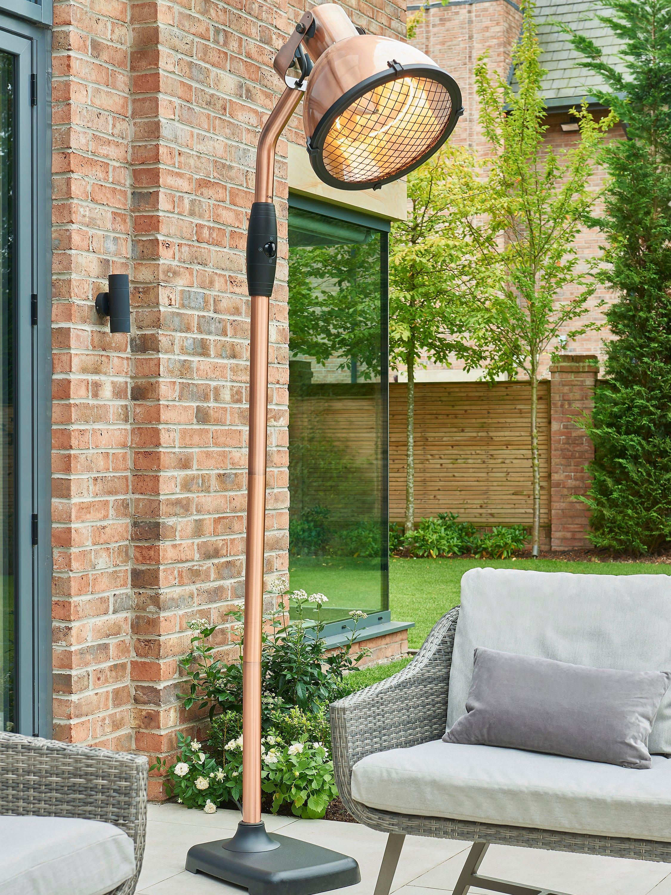 KETTLER Kalos Copper freestanding patio heater 230cm - British product