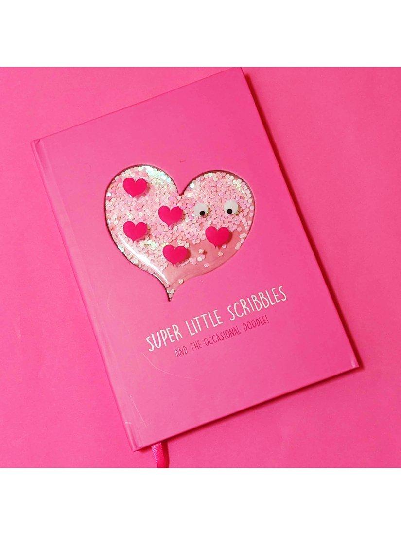 Tinc heart sequin notebook A5 (British brand)