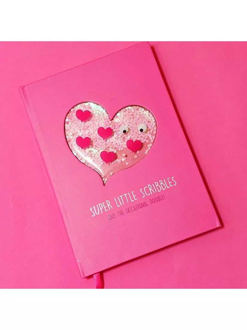 Tinc heart sequin notebook A5 (British brand)