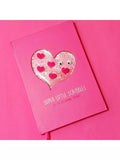 Tinc heart sequin notebook A5 (British brand)