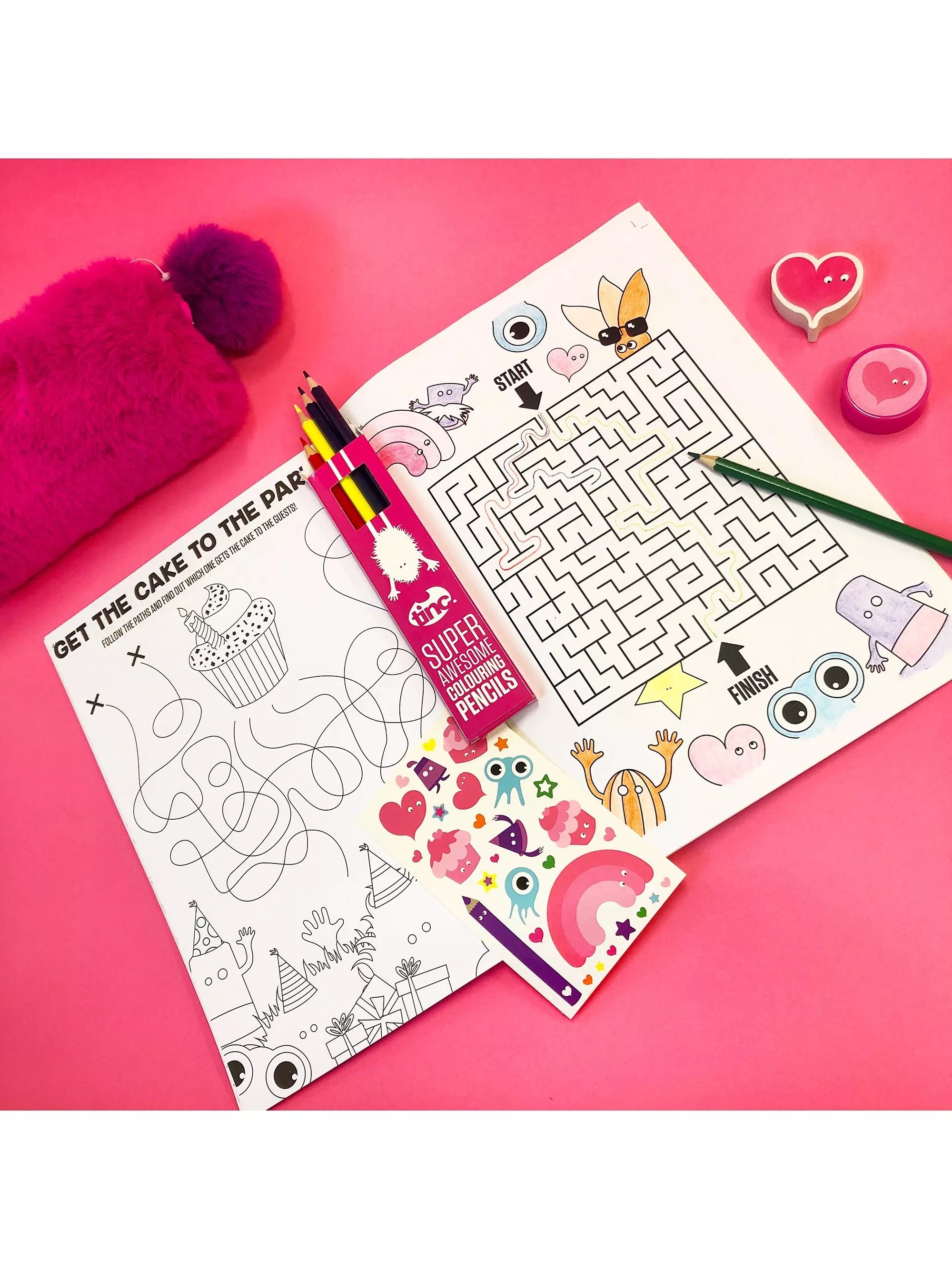 Tinc Mallo stationery activity set (British brand)