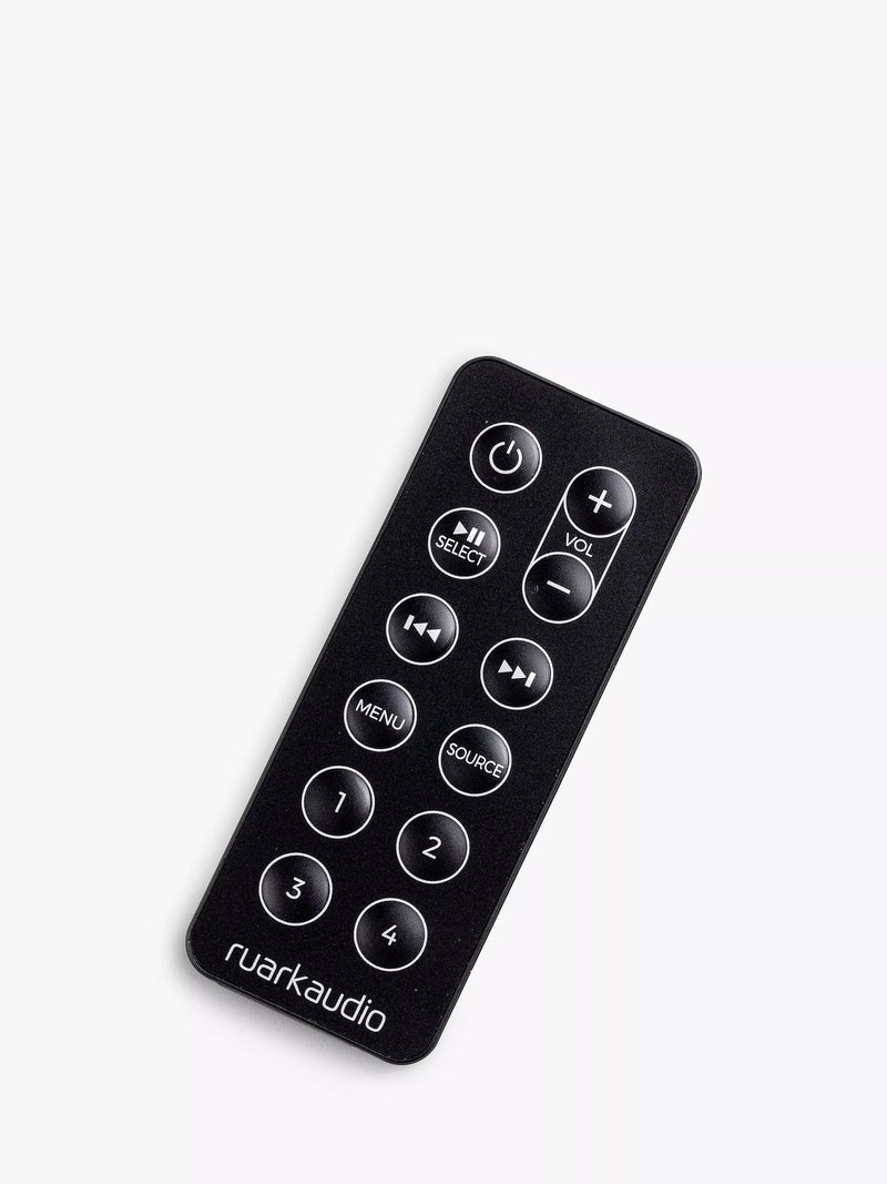 Ruark Audio remote control for R1 Mk4, R2 Mk4 and R1S - British product