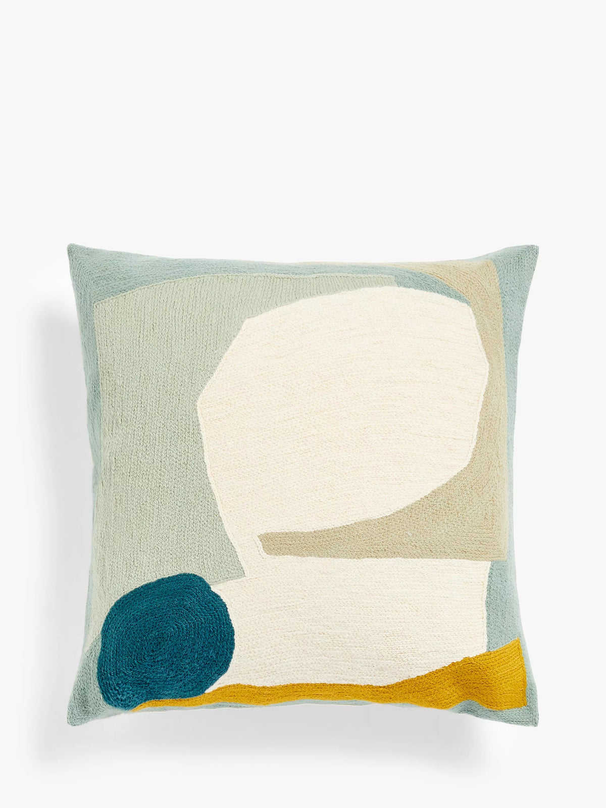 John Lewis Collage Curve Cushion Multi 45x45cm, imported from the UK