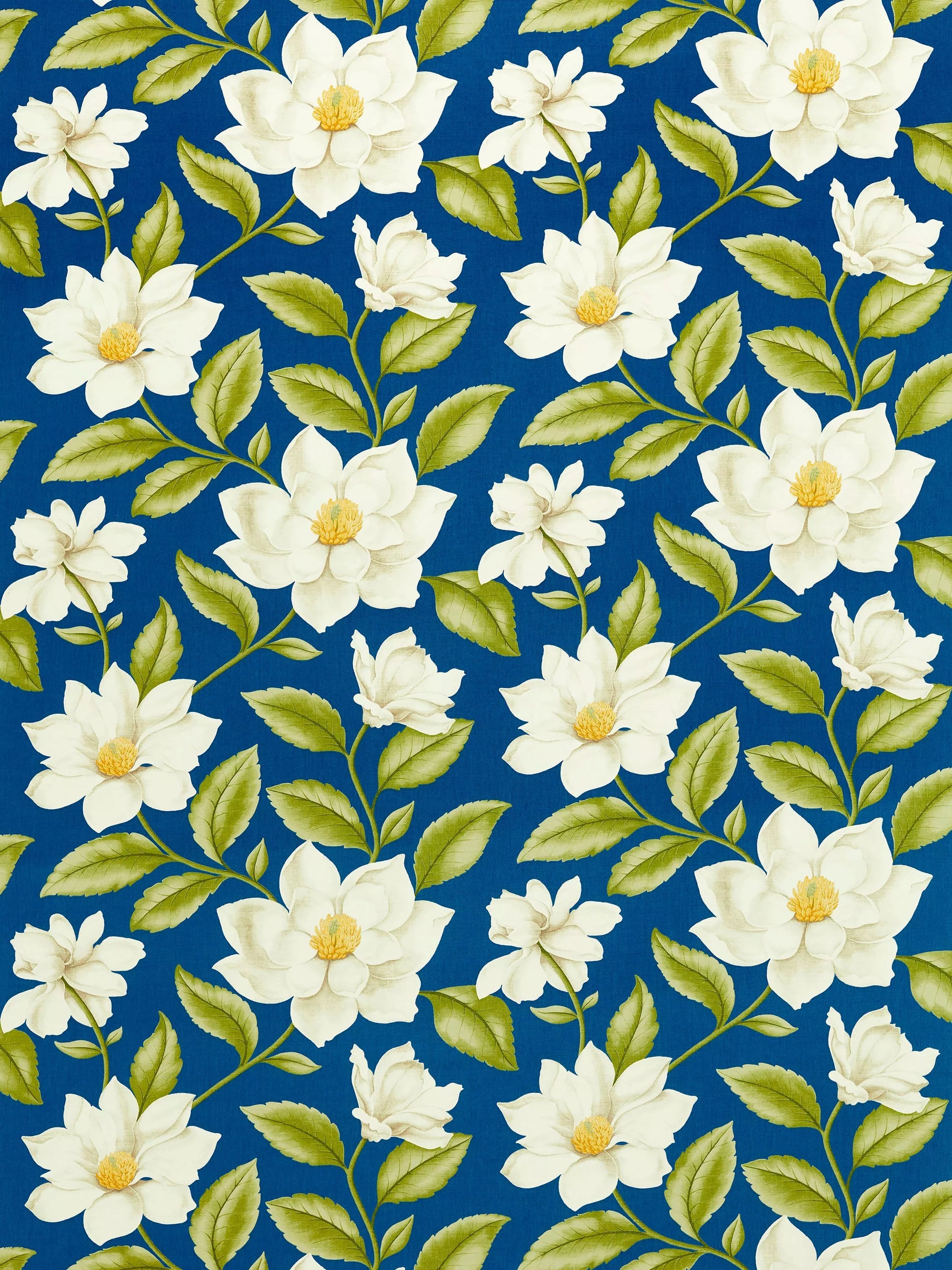 Sanderson Grandiflora furnishing fabric magnolia floral (British brand)