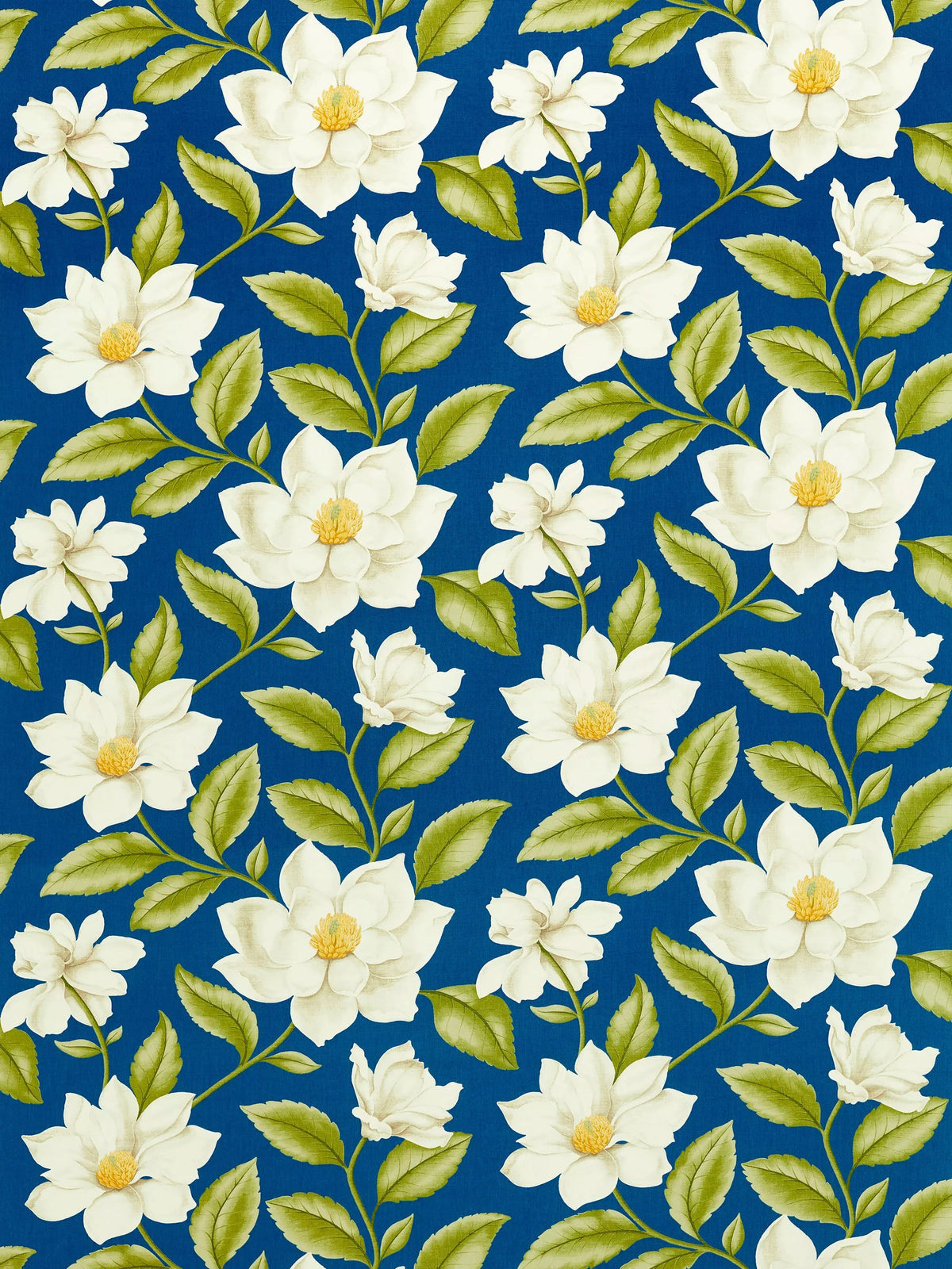 Sanderson Grandiflora furnishing fabric magnolia floral (British brand)