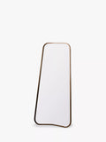 Kurva curved metal corners leaner mirror 123 x 56.5cm, UK version