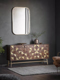John Lewis Logan rectangular metal frame wall mirror 95.5x65.5cm - British product