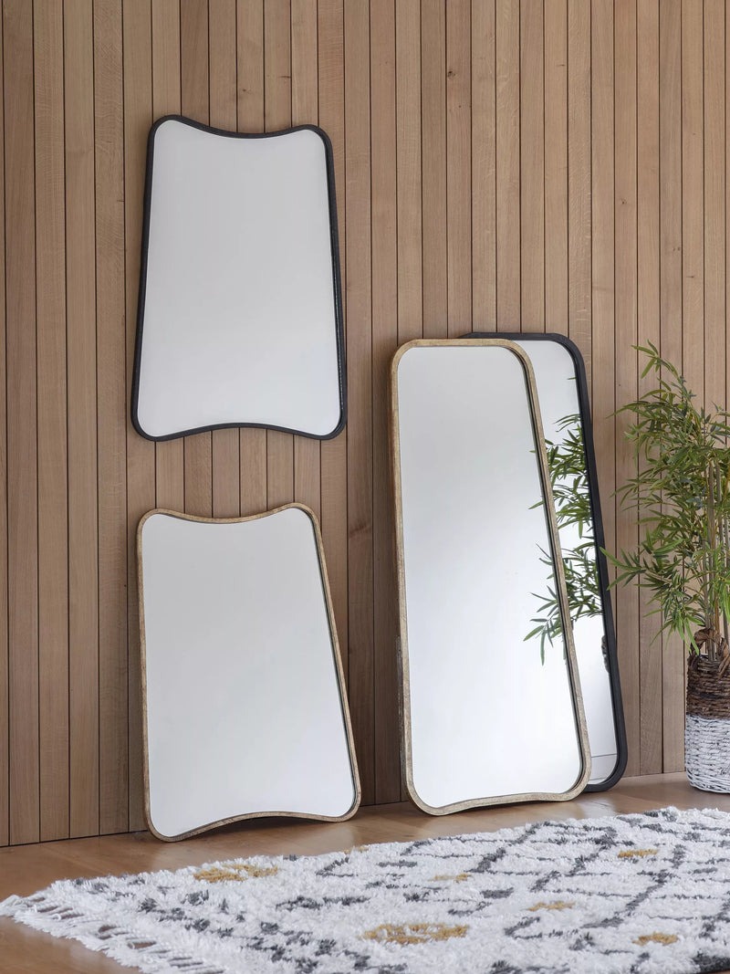 Gallery Direct Kurva wall mirror 81x61cm, imported from the UK