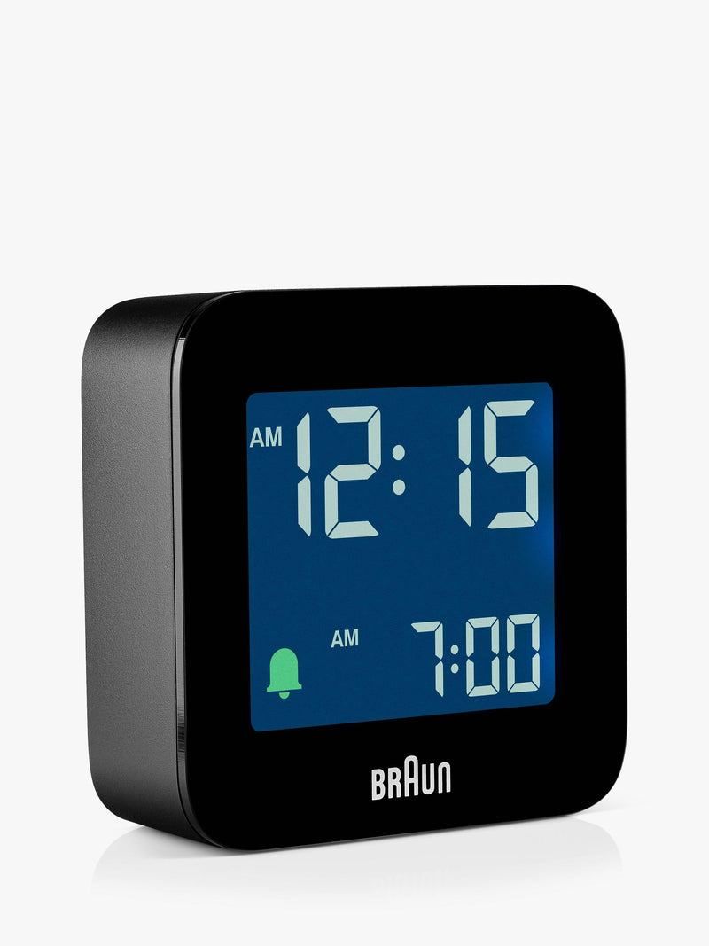 Braun BC08 compact digital travel alarm clock, UK version
