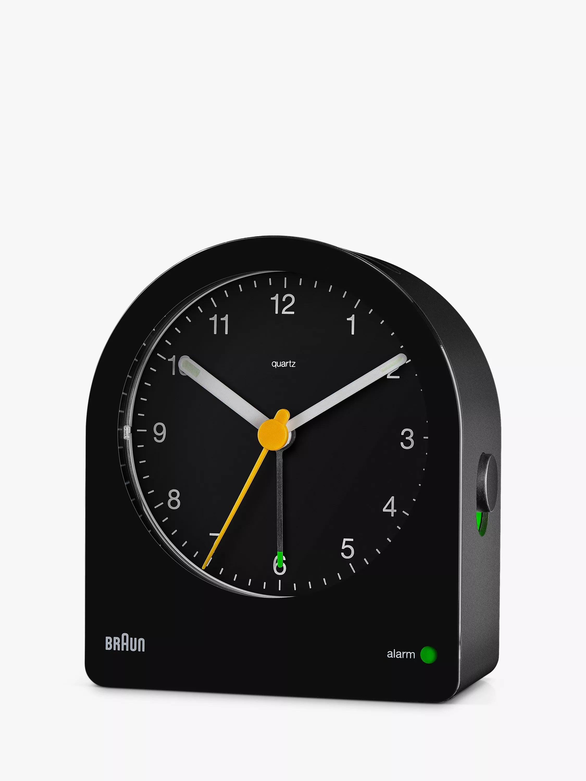 Braun BC22 classic analogue quiet quartz alarm clock, imported from the UK
