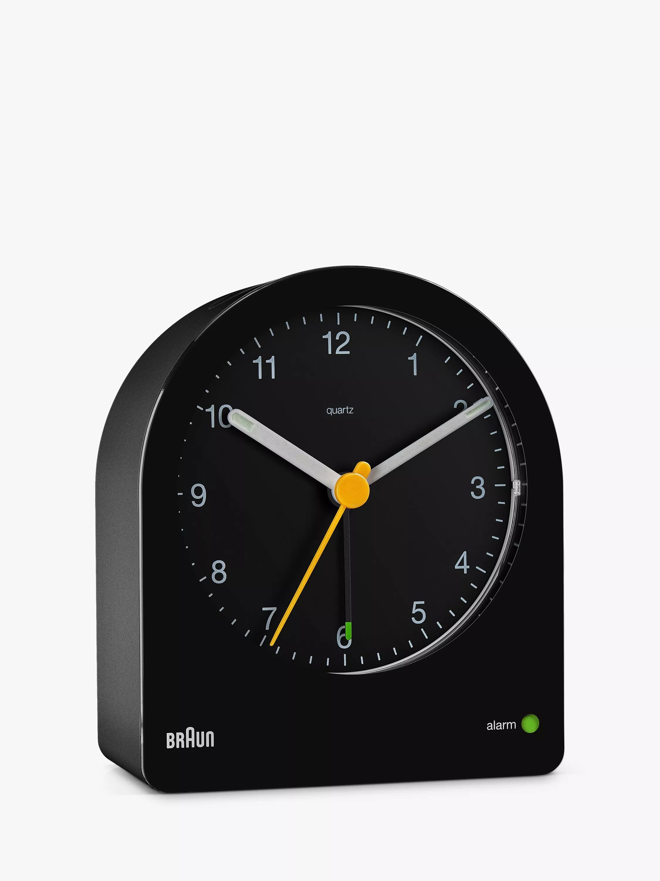 Braun BC22 classic analogue quiet quartz alarm clock, imported from the UK