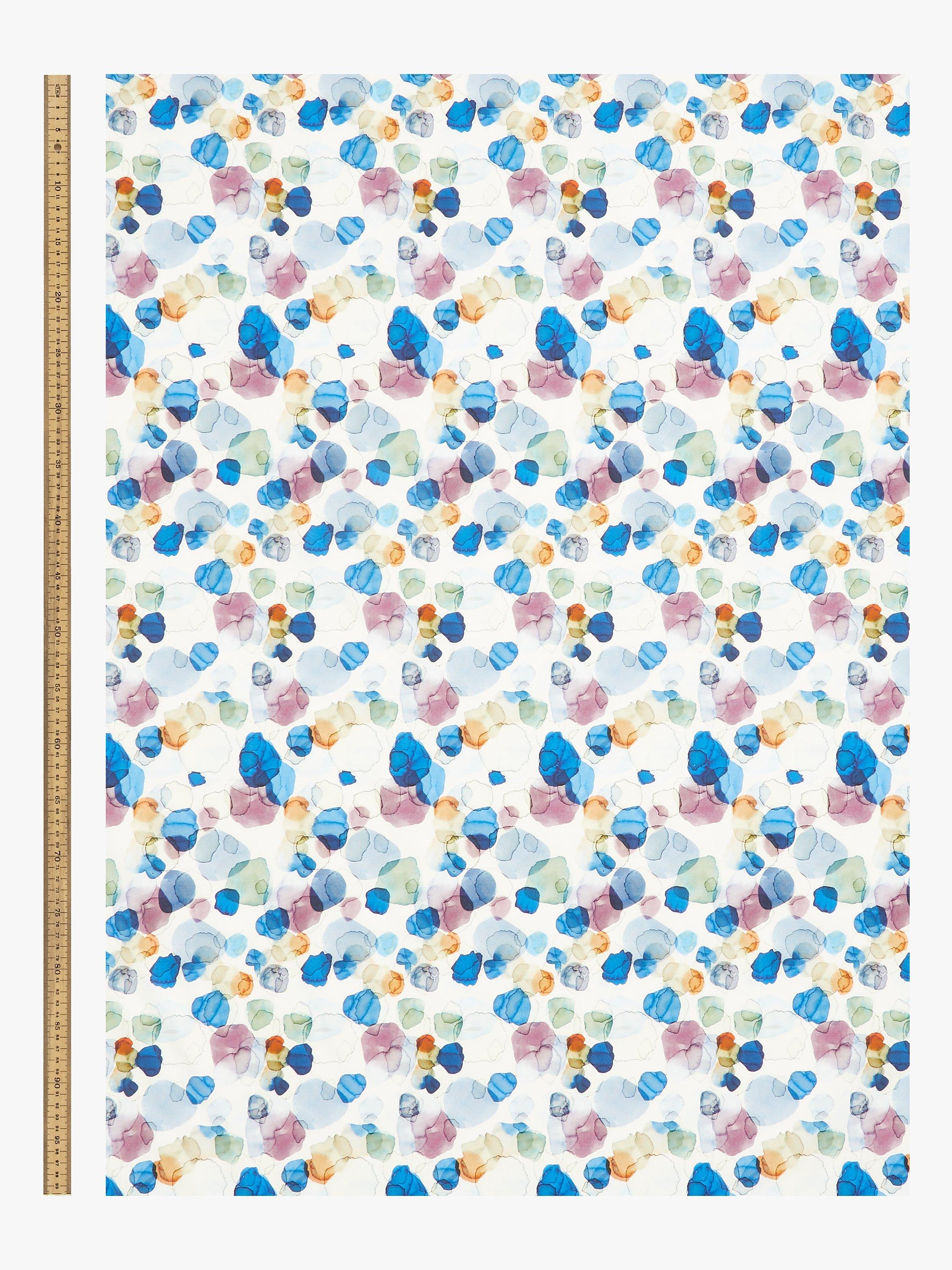 John Lewis ink spot print cotton fabric 137cm - British product