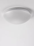 John Lewis Saint LED flush bathroom ceiling light white H10x31cm (British brand)