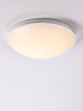John Lewis Saint LED flush bathroom ceiling light white H10x31cm (British brand)
