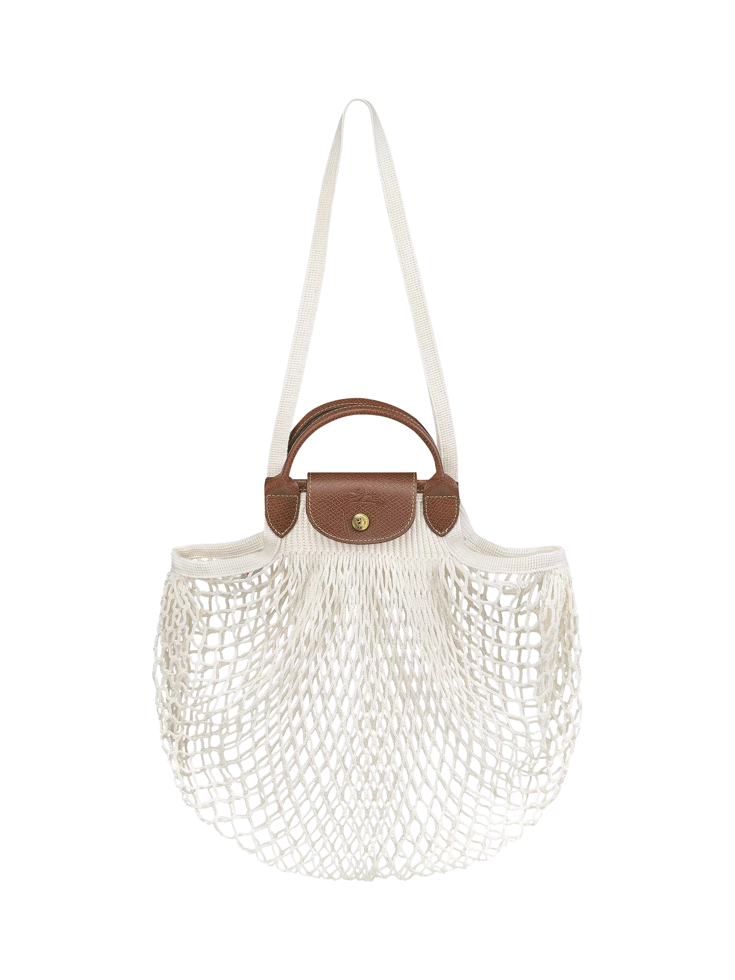 Longchamp Le Pliage Filet Top Handle Net Bag