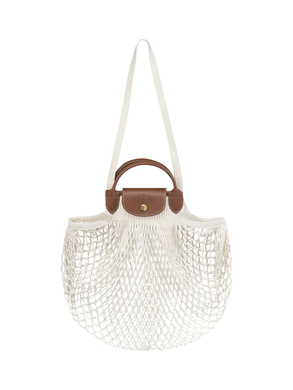 Longchamp Le Pliage Filet Top Handle Net Bag