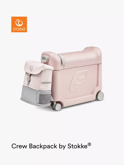 John Lewis Children's Travel Bedbox and Backpack Bundle with Mattress, 23 Litre Capacity, Pink Lemonade- Buy online at McGrocer