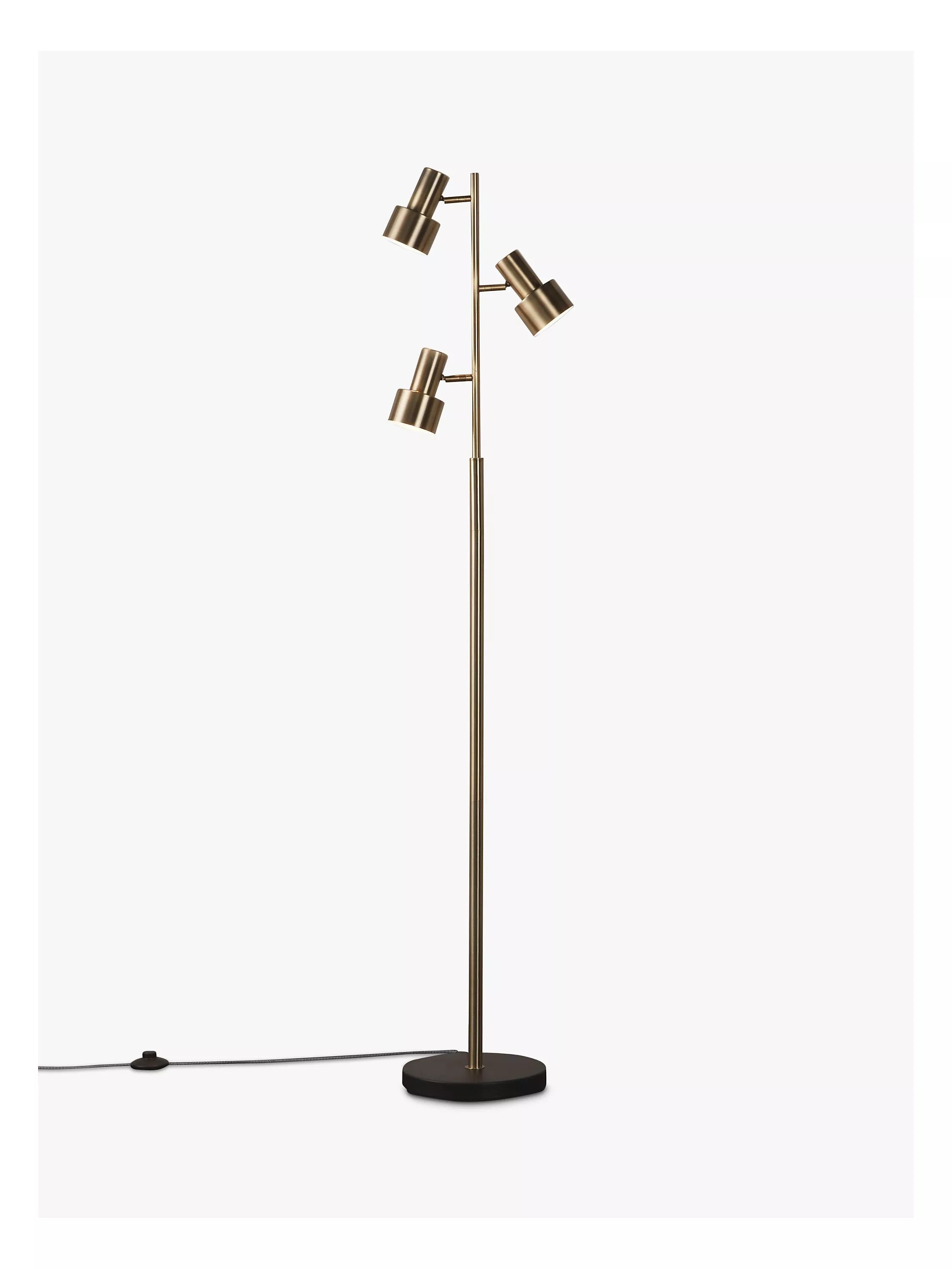 John Lewis Shelby floor lamp brass, tall UK version