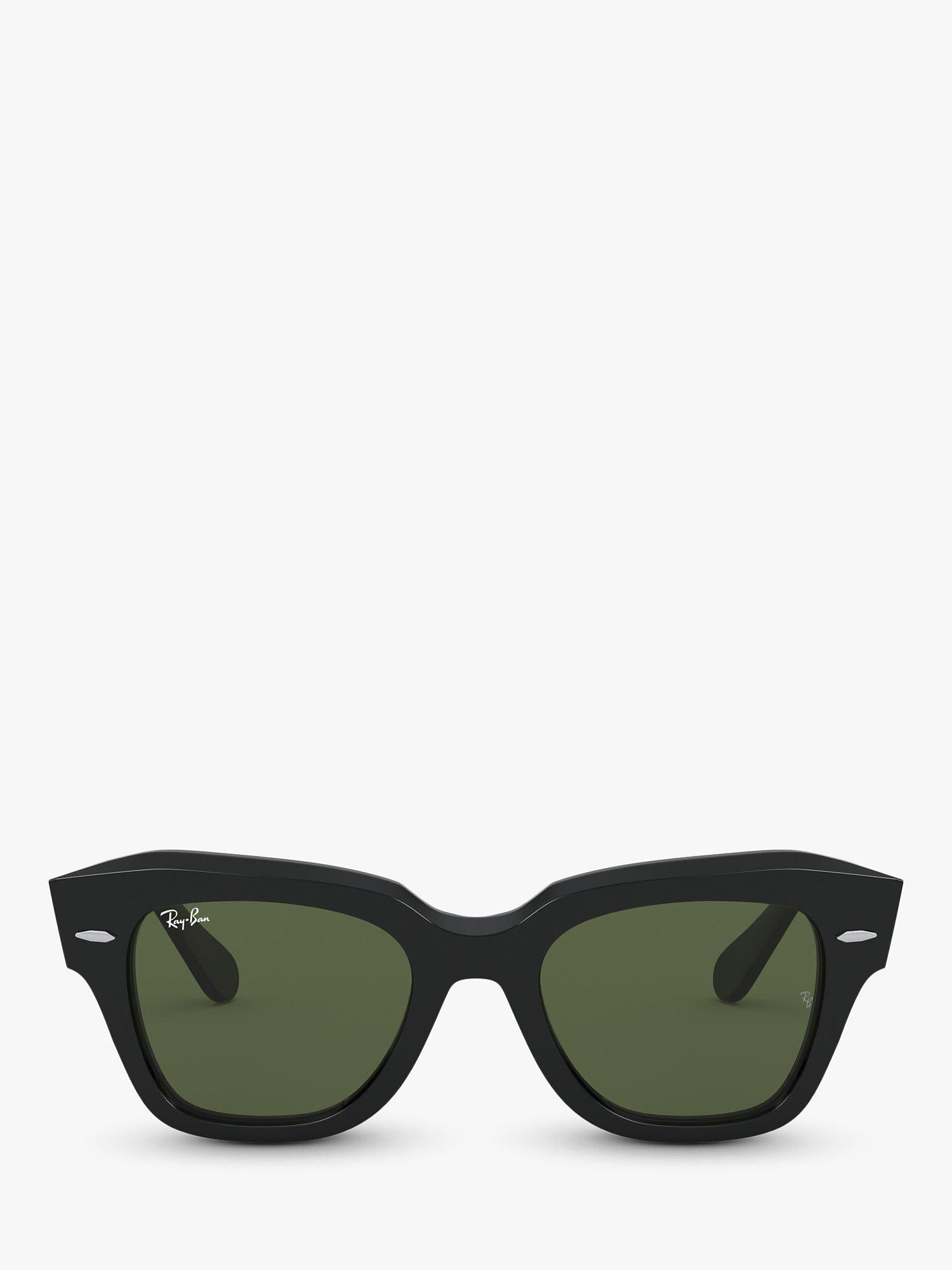 Ray-Ban RB2186 square black sunglasses 49mm (British brand)
