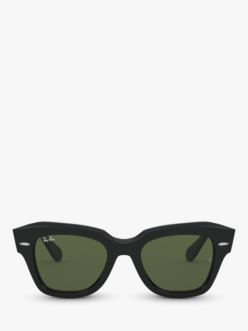 Ray-Ban RB2186 square black sunglasses 49mm (British brand)