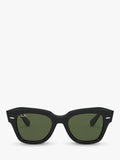 Ray-Ban RB2186 square black sunglasses 49mm (British brand)