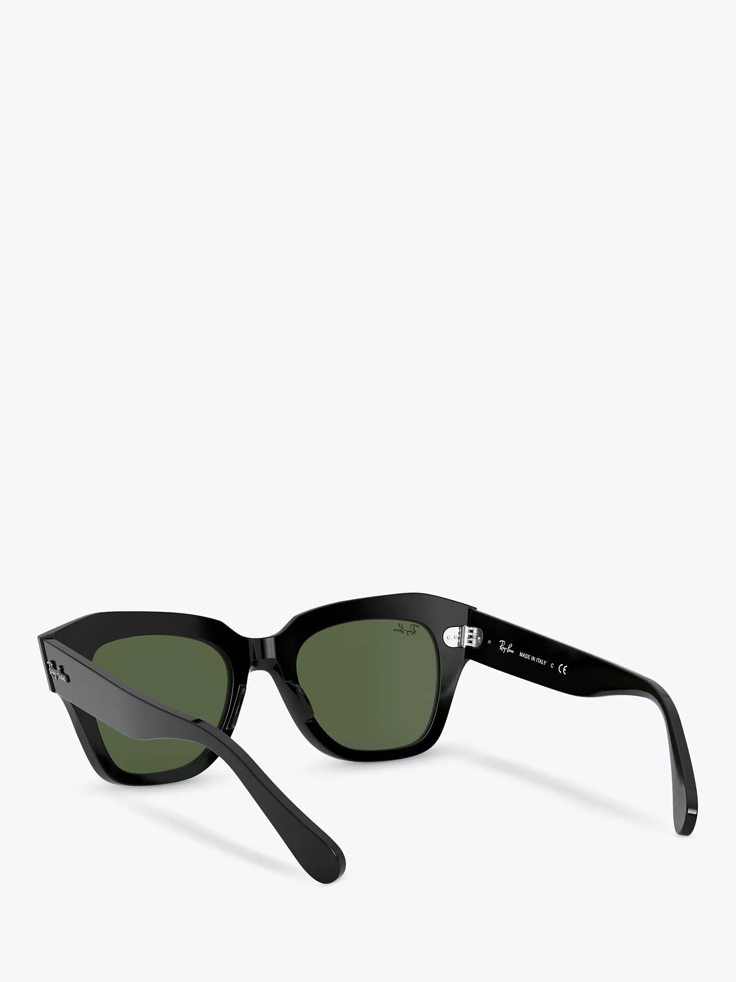 Ray-Ban RB2186 square black sunglasses 49mm (British brand)