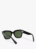Ray-Ban RB2186 square black sunglasses 49mm (British brand)