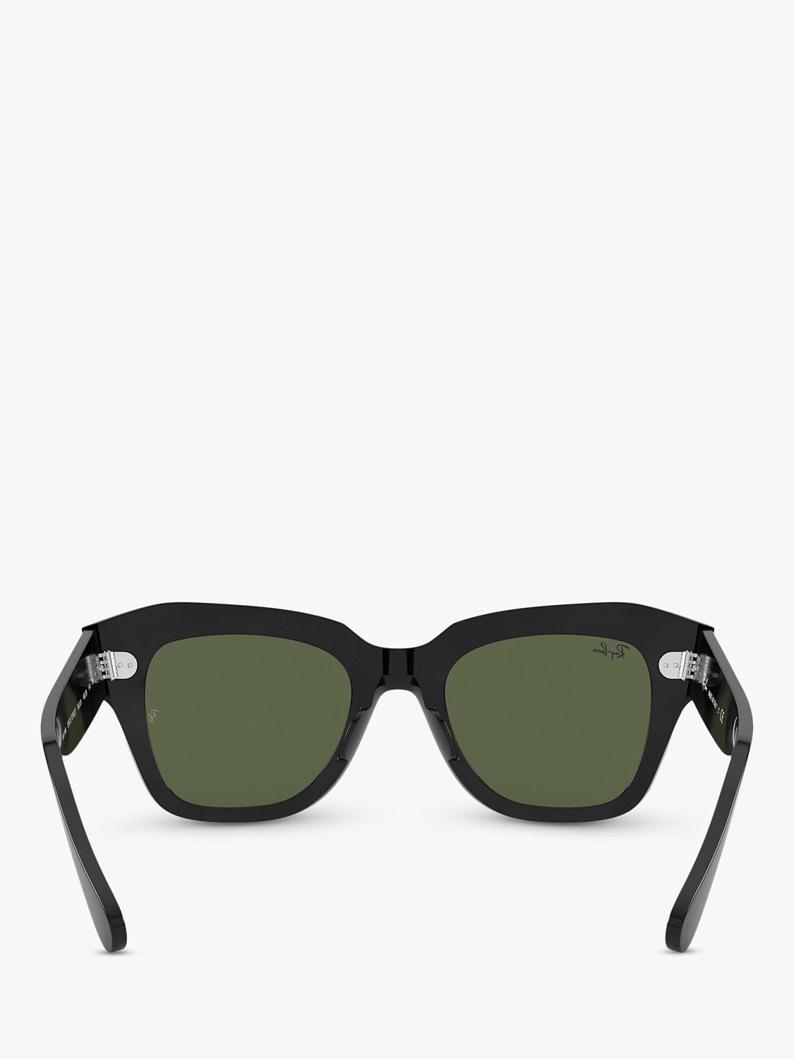 Ray-Ban RB2186 square black sunglasses 49mm (British brand)