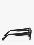 Ray-Ban RB2186 square black sunglasses 49mm (British brand)