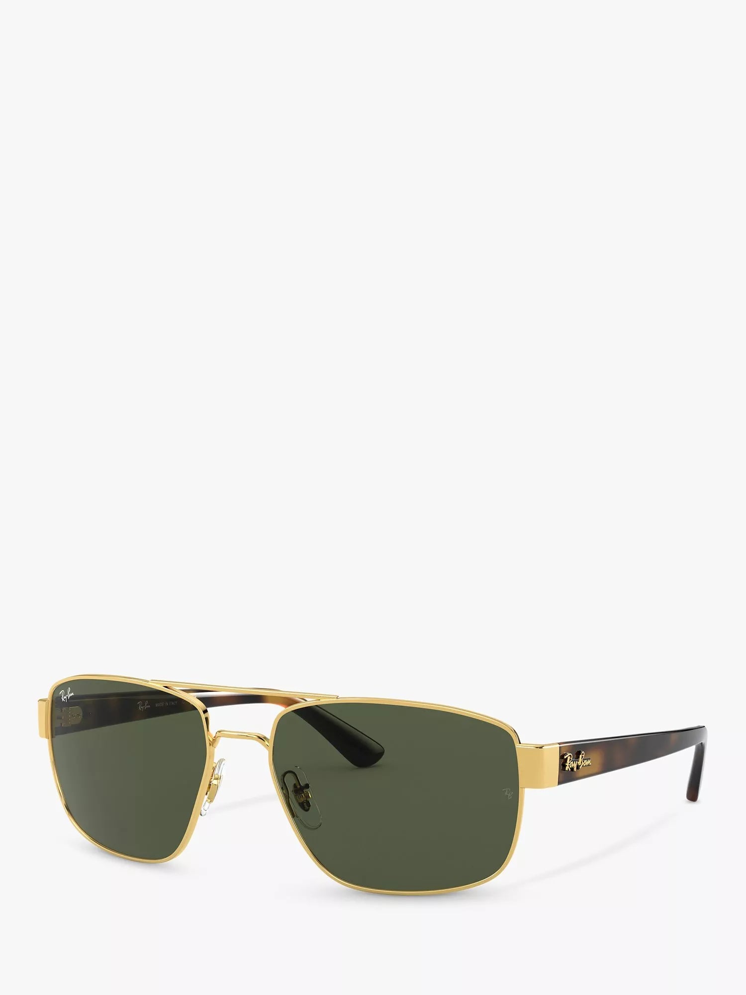 Ray-Ban RB3663 men's rectangular sunglasses glass lenses, UK version