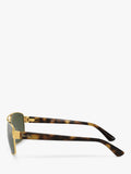 Ray-Ban RB3663 men's rectangular sunglasses glass lenses, UK version