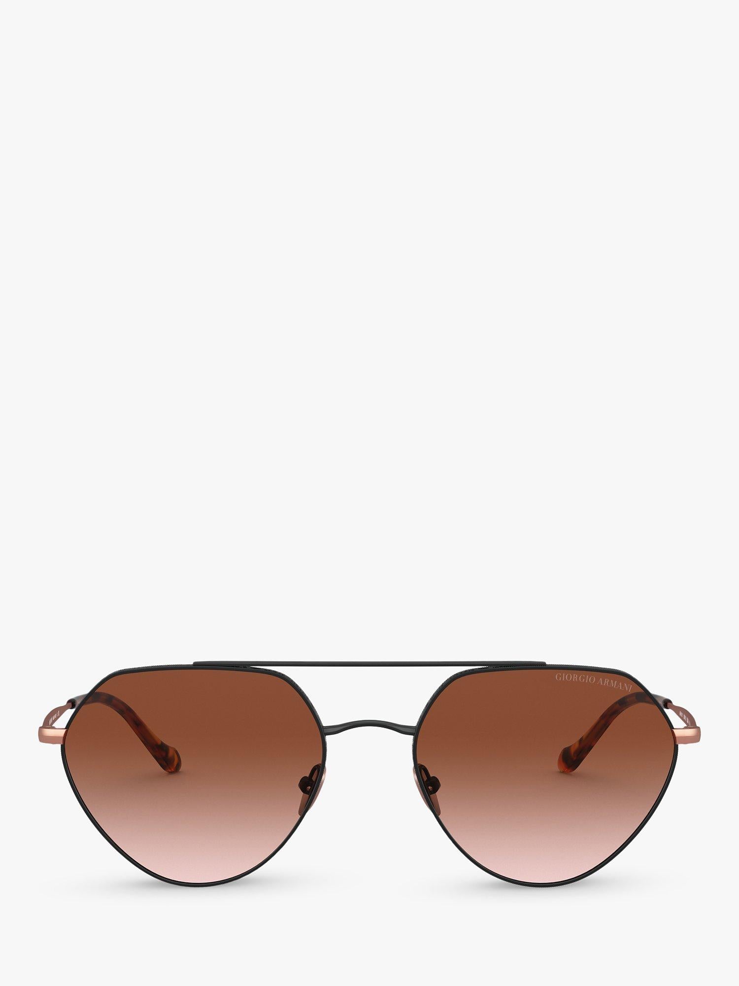 Giorgio Armani AR6111 sunglasses matte black brown gradient (British brand)
