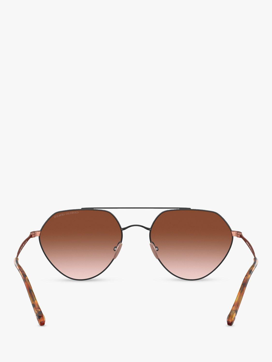 Giorgio Armani AR6111 sunglasses matte black brown gradient (British brand)