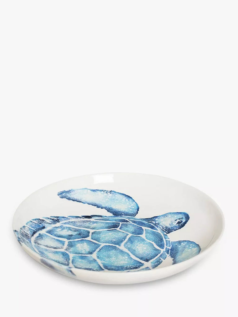 BlissHome Creatures Turtle Serving Bowl, 24cm, Blue