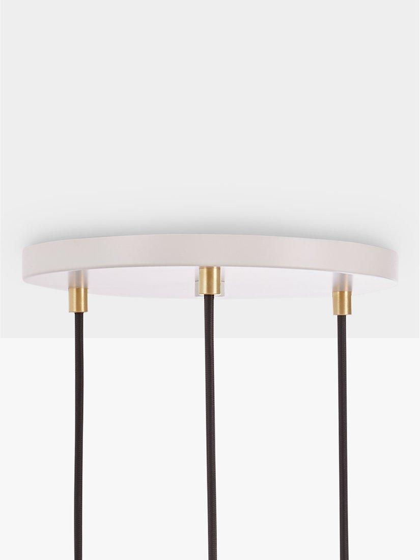 Tala oak triple cluster pendant light (British brand)