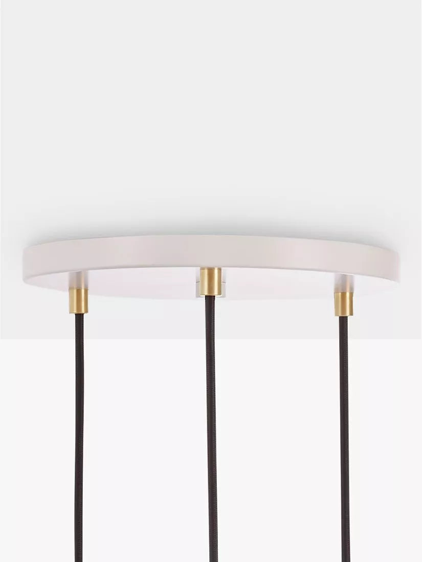 Tala oak triple cluster pendant light (British brand)