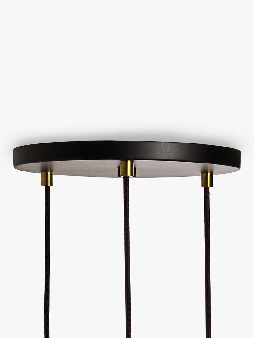 Tala triple pendant ceiling light brass finish 25cm diameter (British brand)