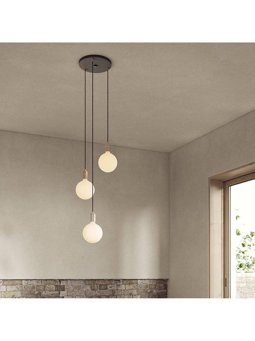 Tala triple pendant ceiling light brass finish 25cm diameter (British brand)