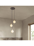 Tala triple pendant ceiling light brass finish 25cm diameter (British brand)