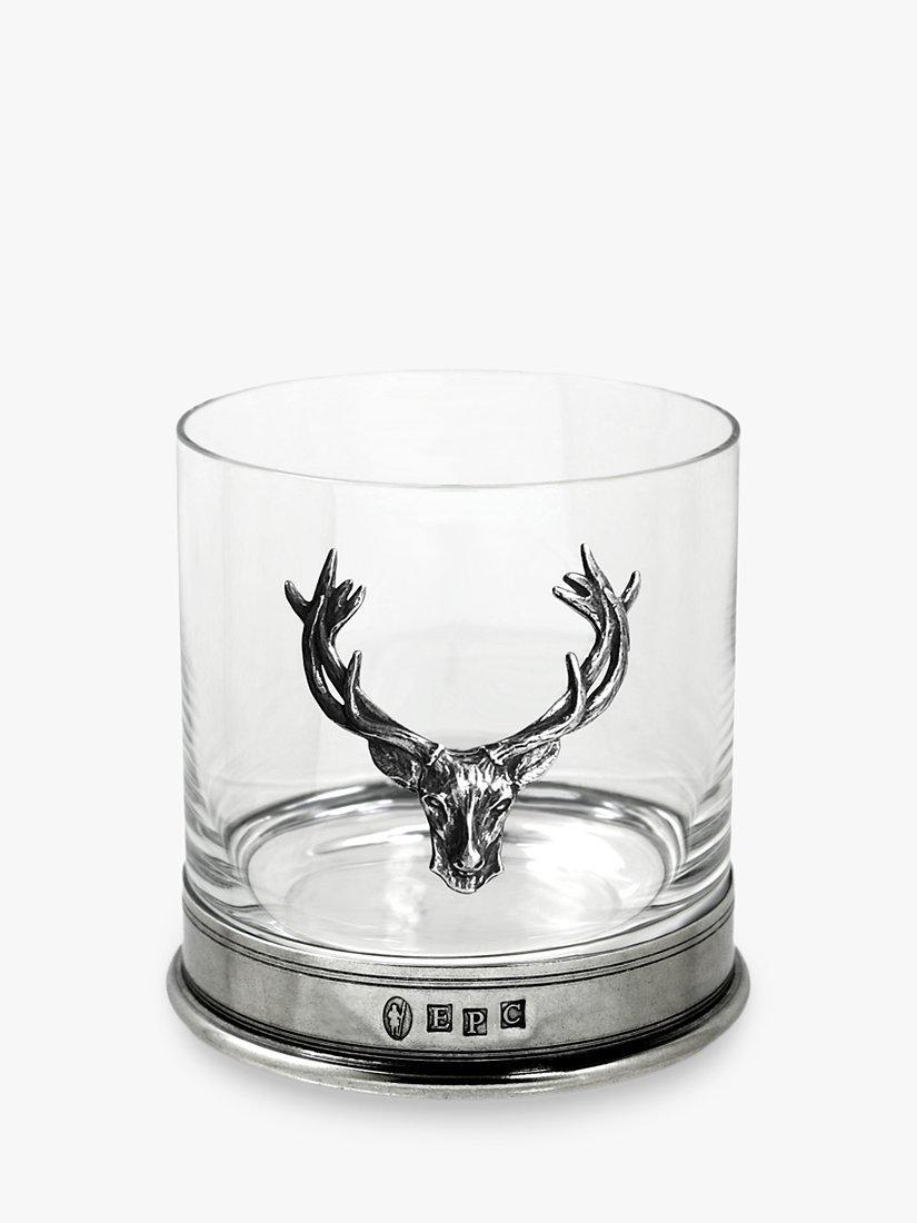 English Pewter Company stag design pewter tumblers set of two - British product