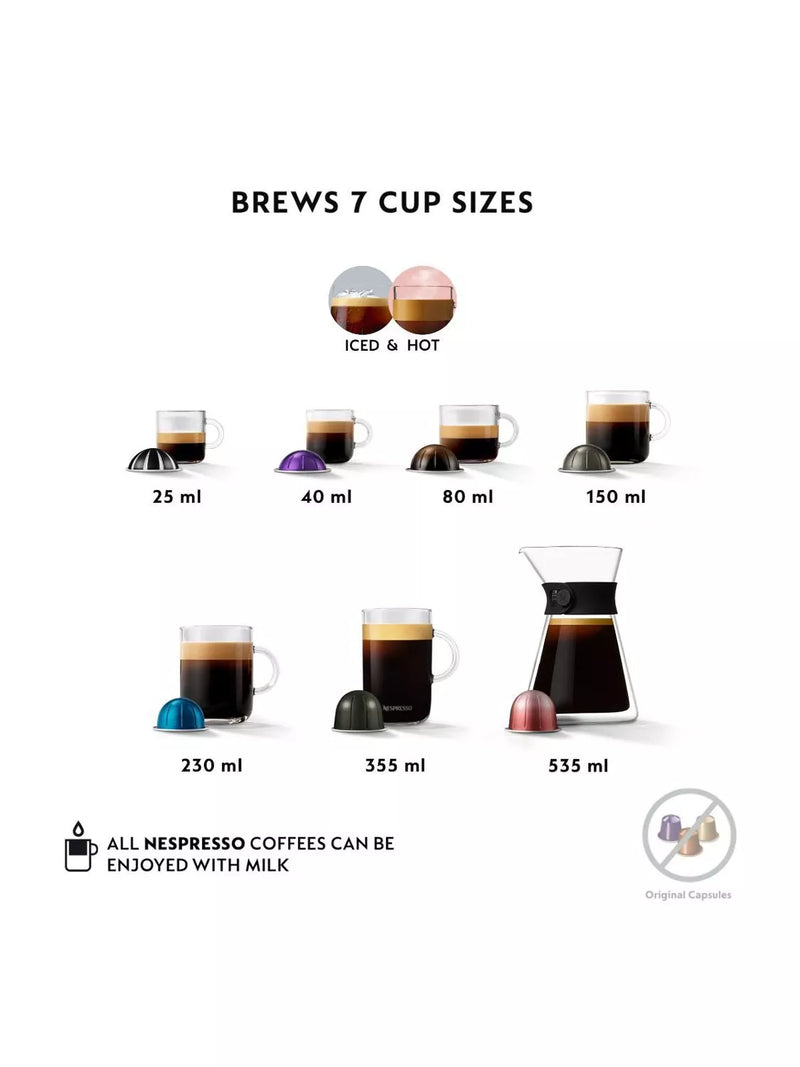 KRUPS Nespresso Vertuo Next Coffee Machine, imported from the UK